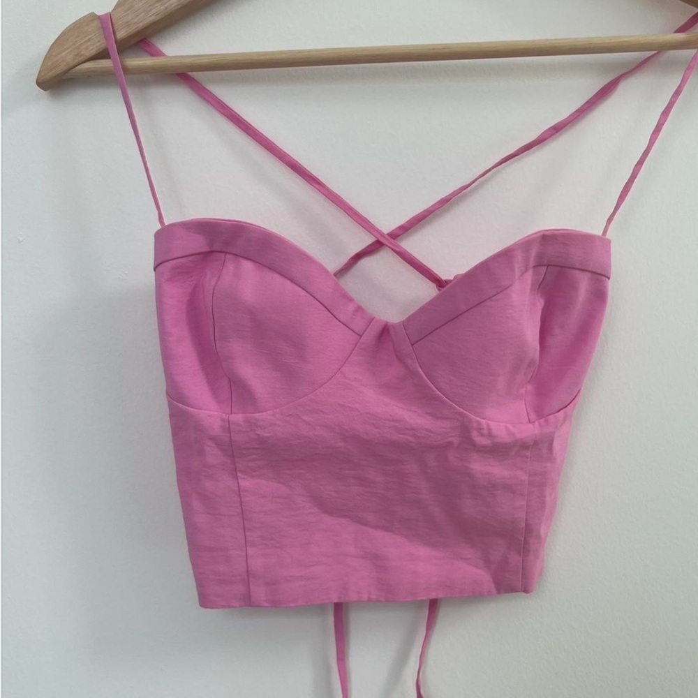 Zara Pink Corset Top